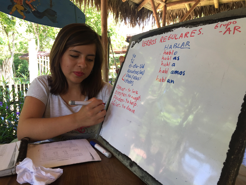 spaans leren in ecuador, ayampe