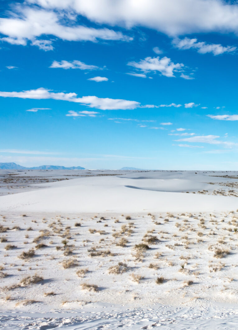 White Sands nationaal park amerika