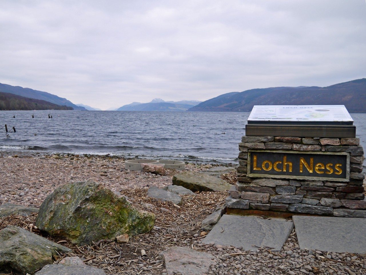 Inverness, Schotland op zoek naar het monster van Loch Ness
