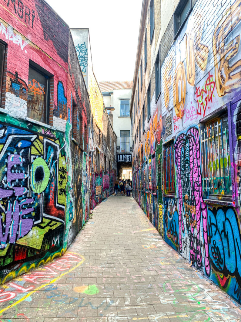het graffitistraatje gent