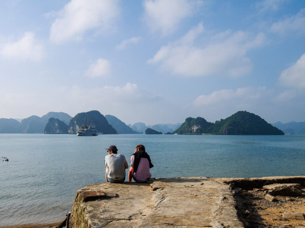 halong bay tour uitzicht