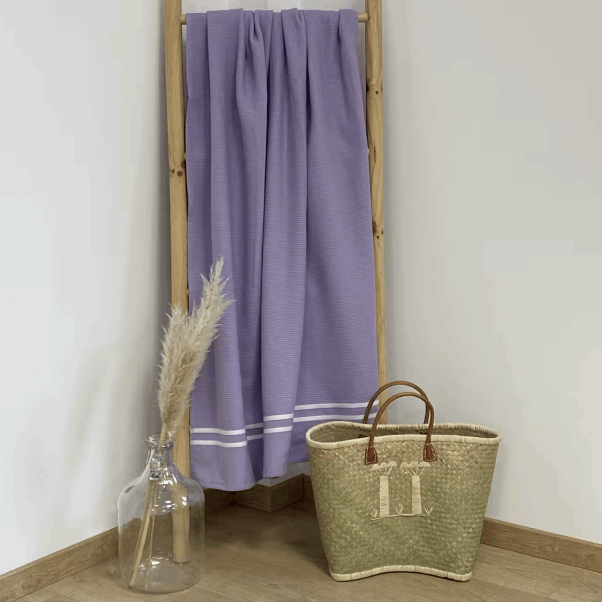 hamamdoek decathlon lila