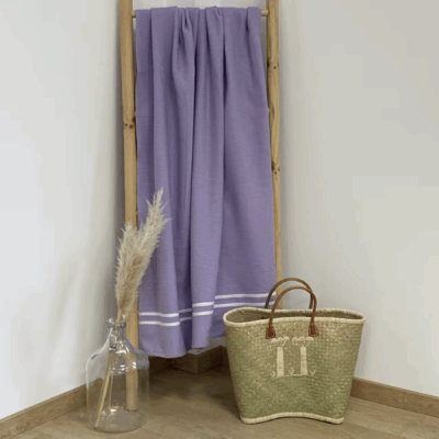 hamamdoek decathlon lila