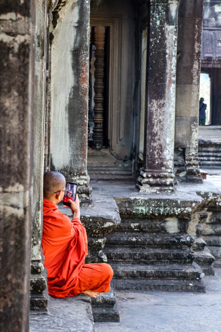 monnik angkor cambodja