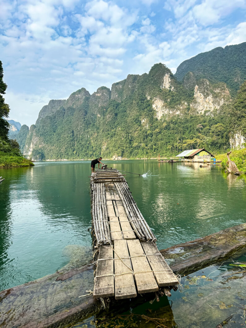 bamboe raft khao sok- ake