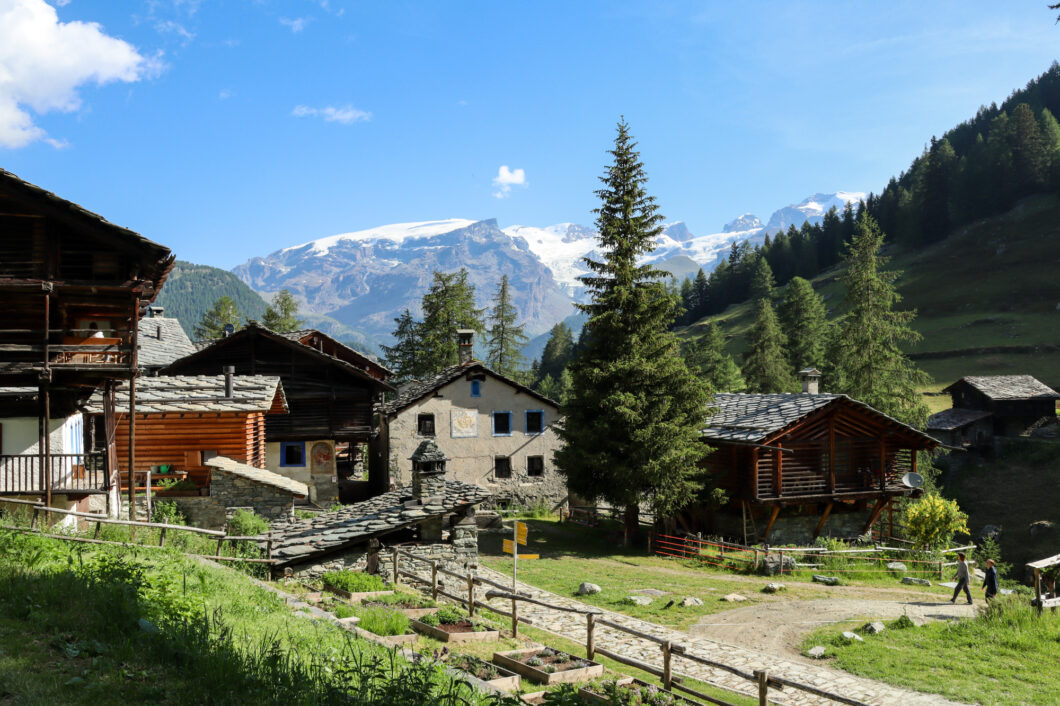 Walser dorpjes Aosta Valleei