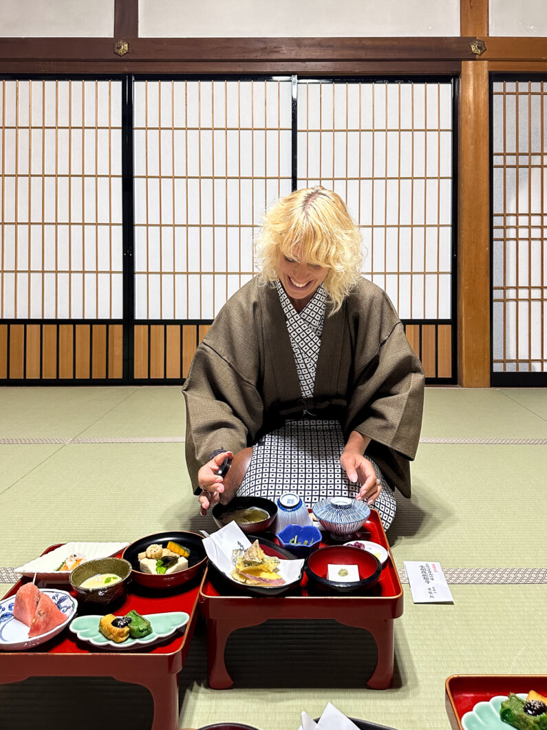 koyasan, vegetarisch diner japan