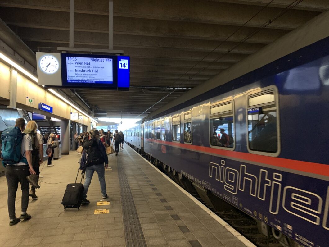 nachttein oostenrijk, wenen en innsbruck