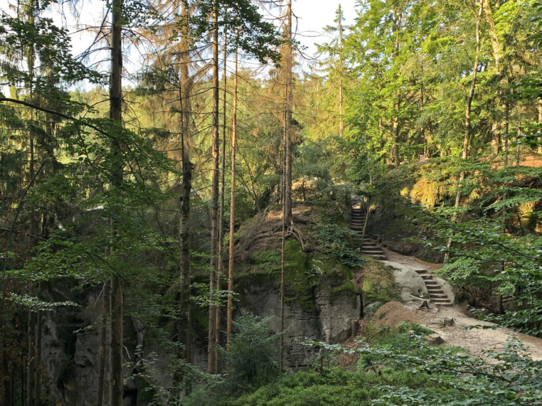 wandelroutes hruba skala, boheems paradijs