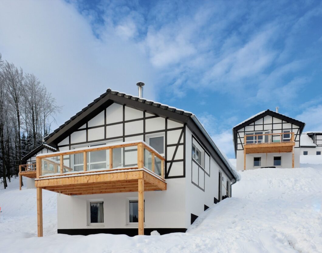 huisje huren met kerst winterberg