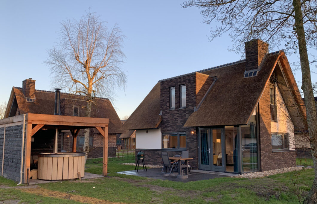 vakantiehuisje met hottub