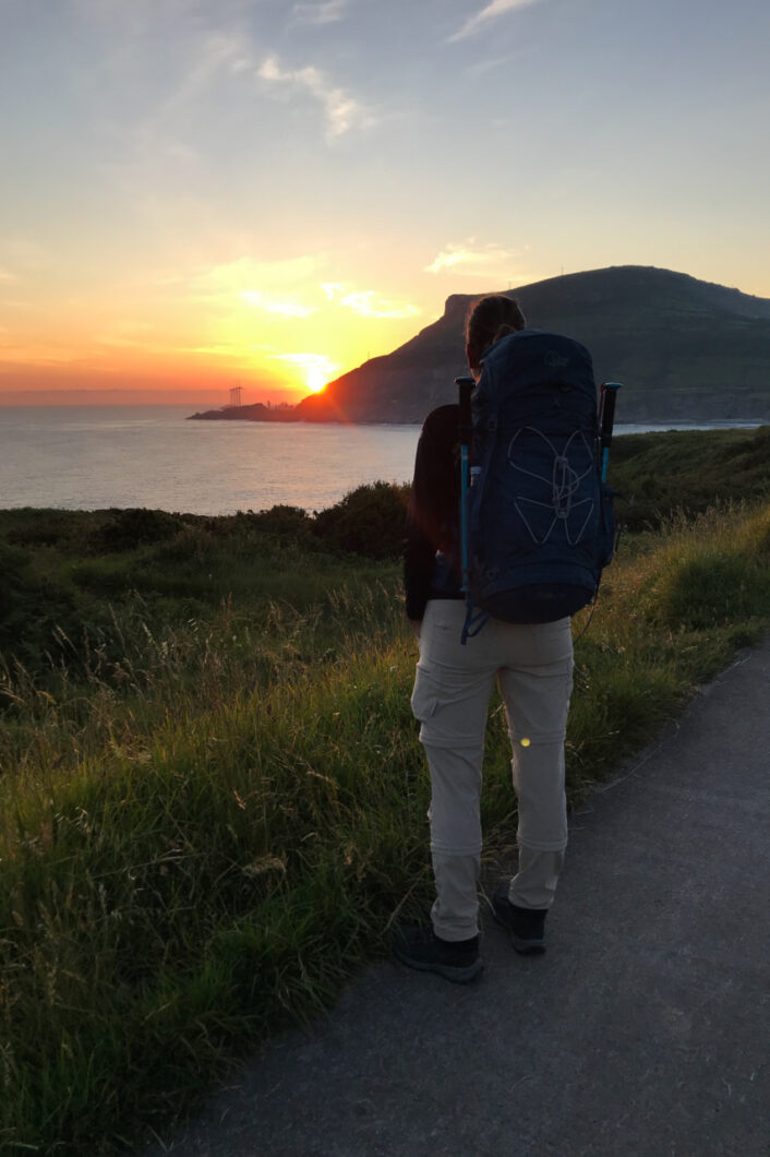 Camino del norte zonsopkomst route