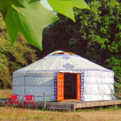 overnachten yurt huren nederland