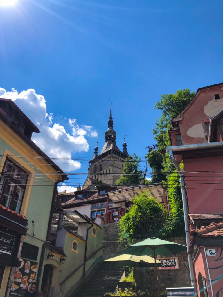 Een van de 9 torens in Sighișoara
