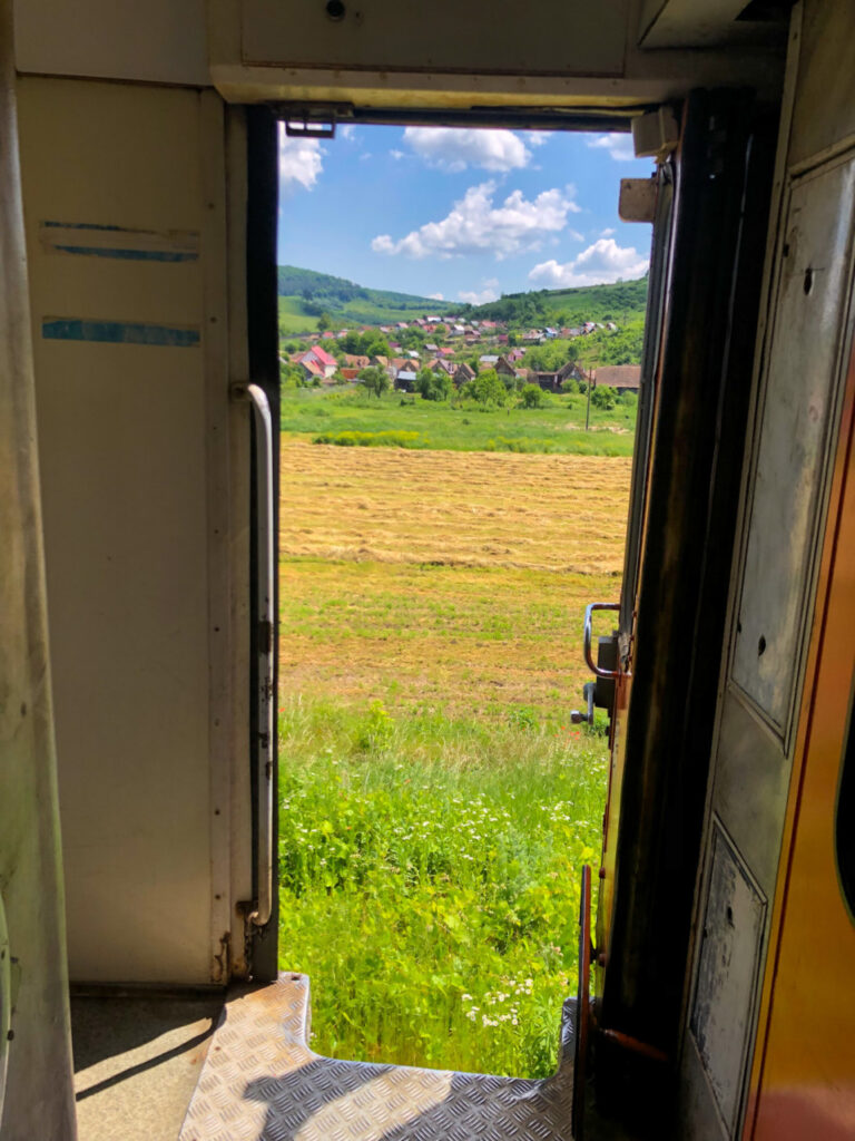 Trein door Roemenie