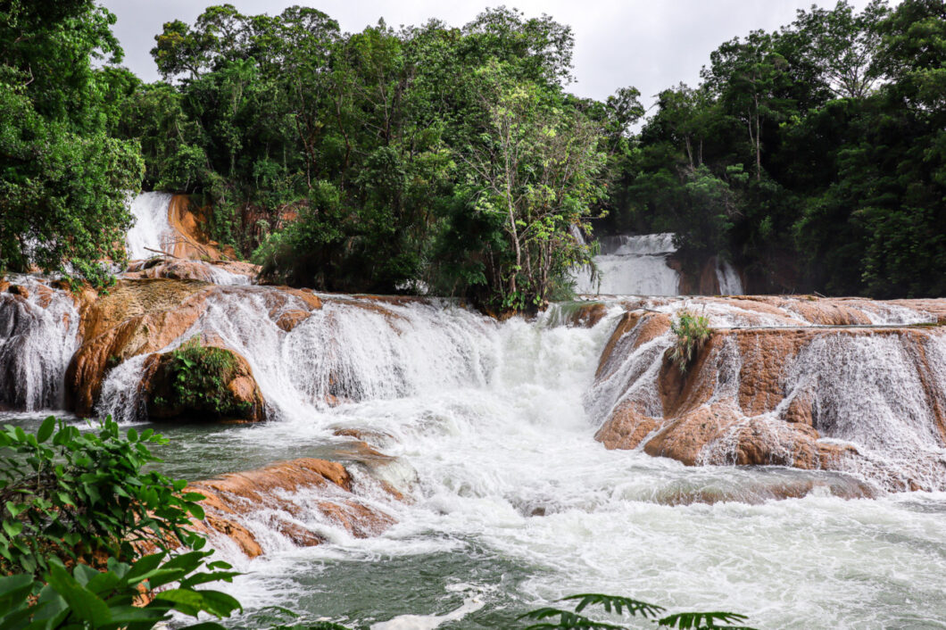 agua azul watervallen chiapas