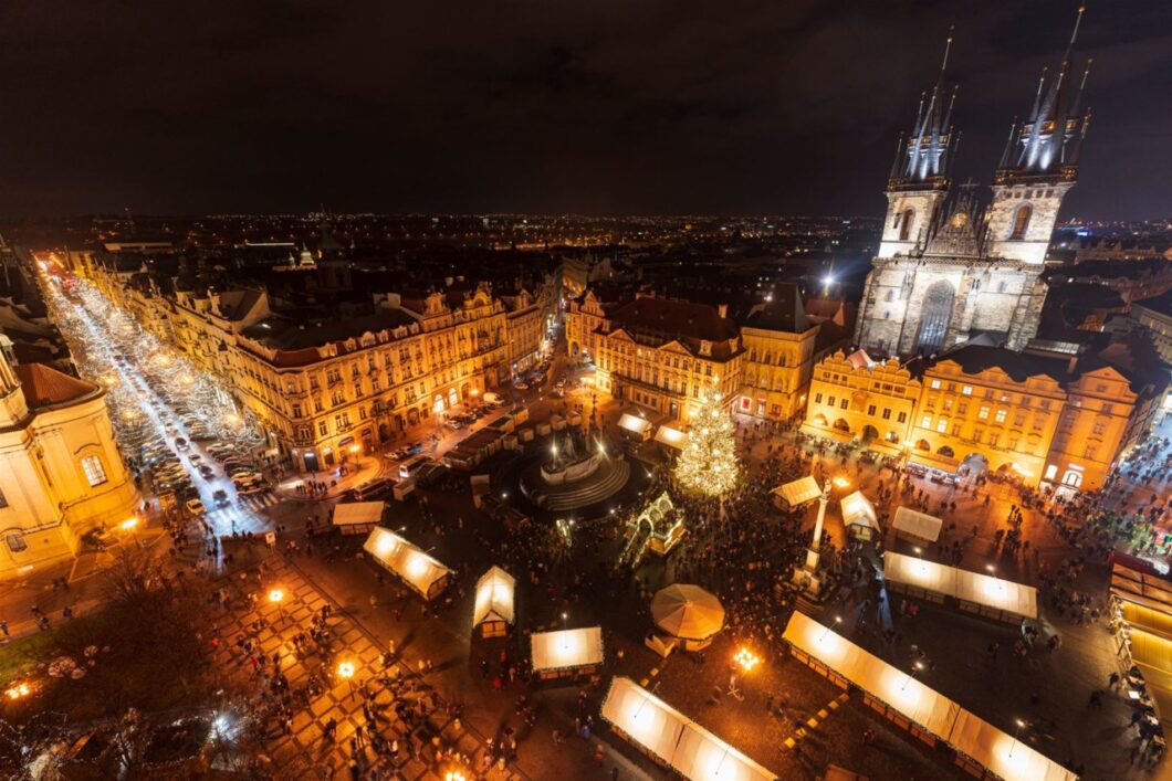Kerstmarkten Praag
