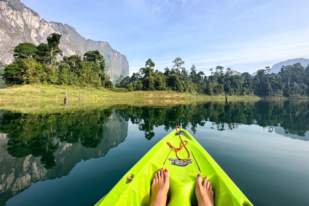 khao sok national park, kayak