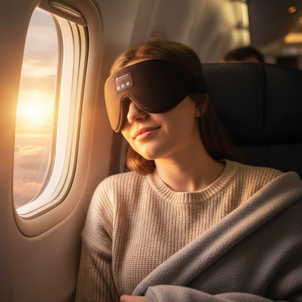 purelygoods slaapmasker vliegtuig