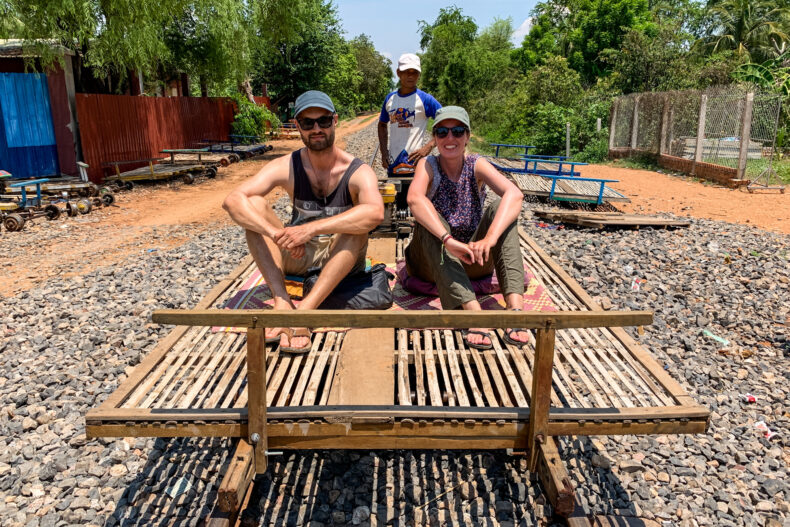 battambang bamboetrein cambodja