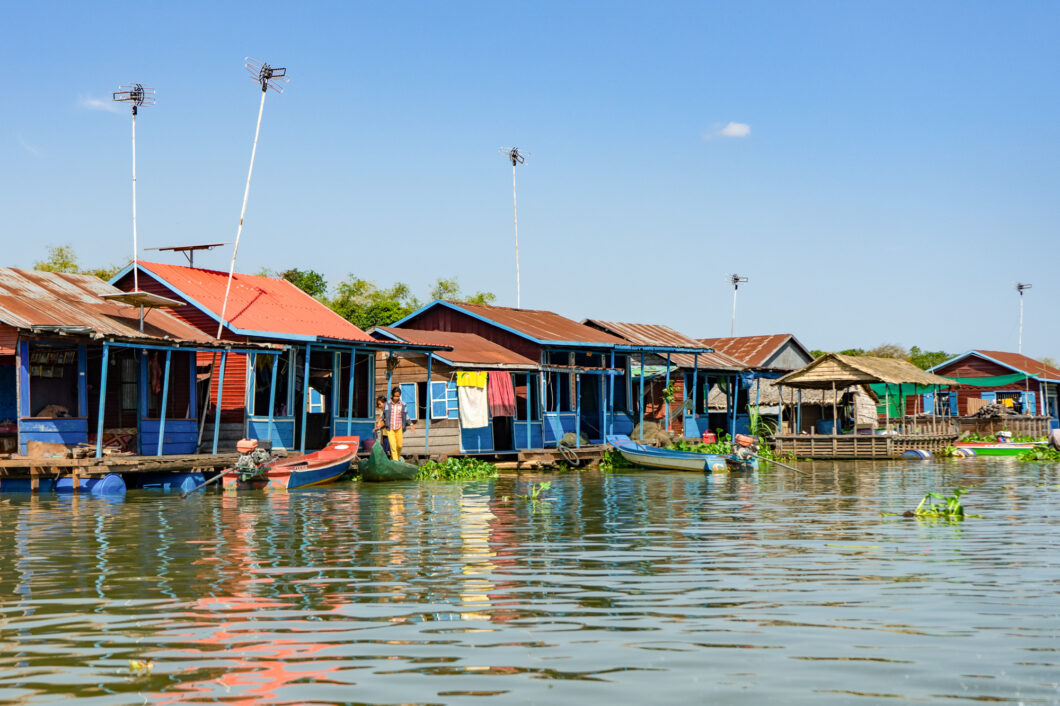 floating village tonle sap meer