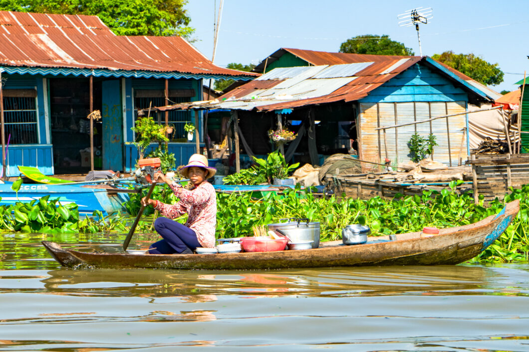tonle sap meer floating village