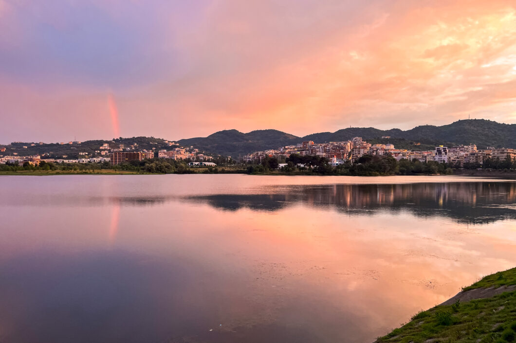 Tirana sunset