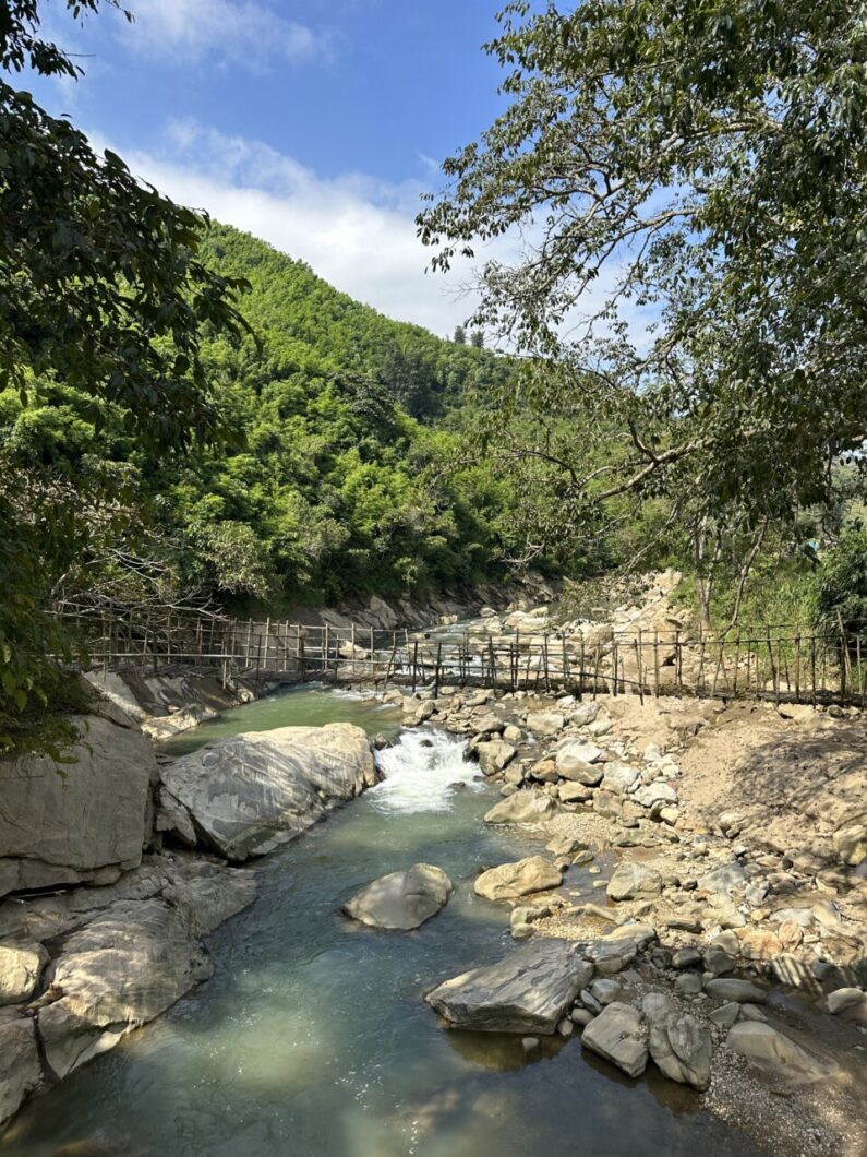 rivier brug sapa vallei