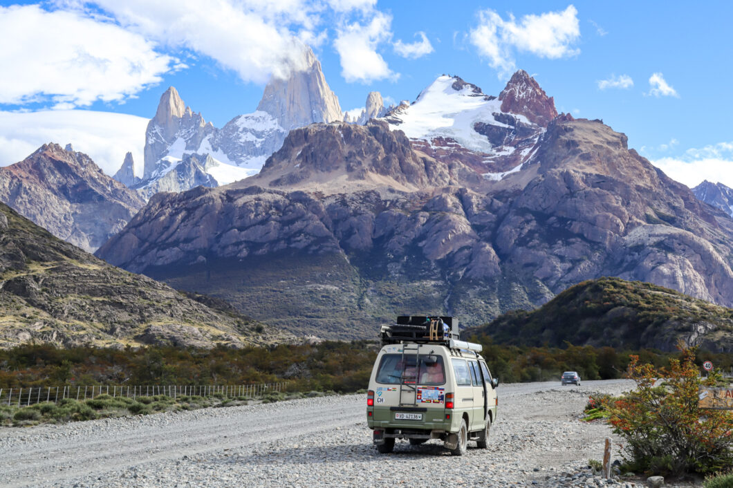 Reisroute Argentinie 4 weken, camper, el chalten
