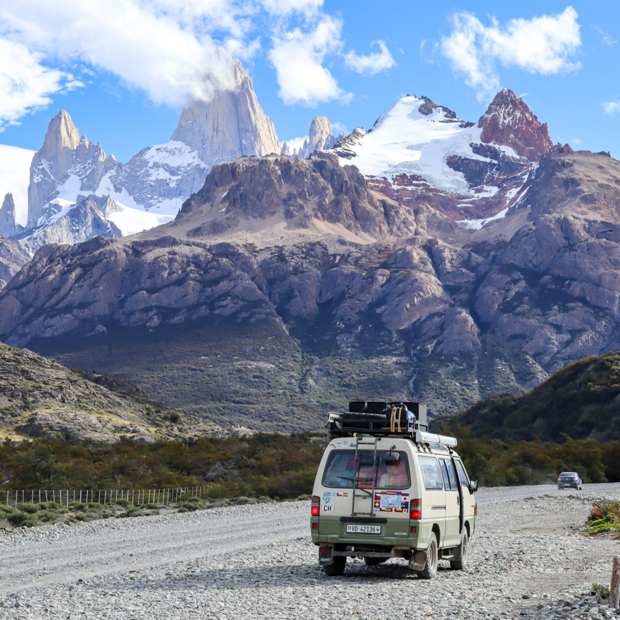 Reisroute Argentinie 4 weken, camper, el chalten