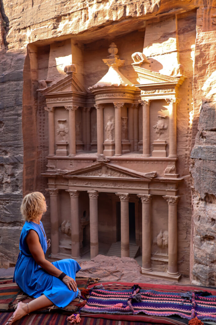 annemarie bij petra, jordanie