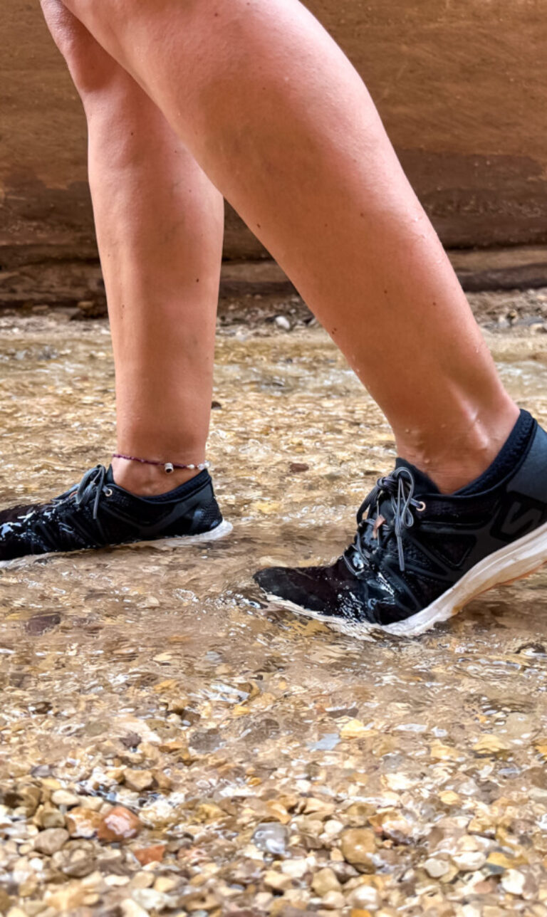 jordanie tips, waterschoenen
