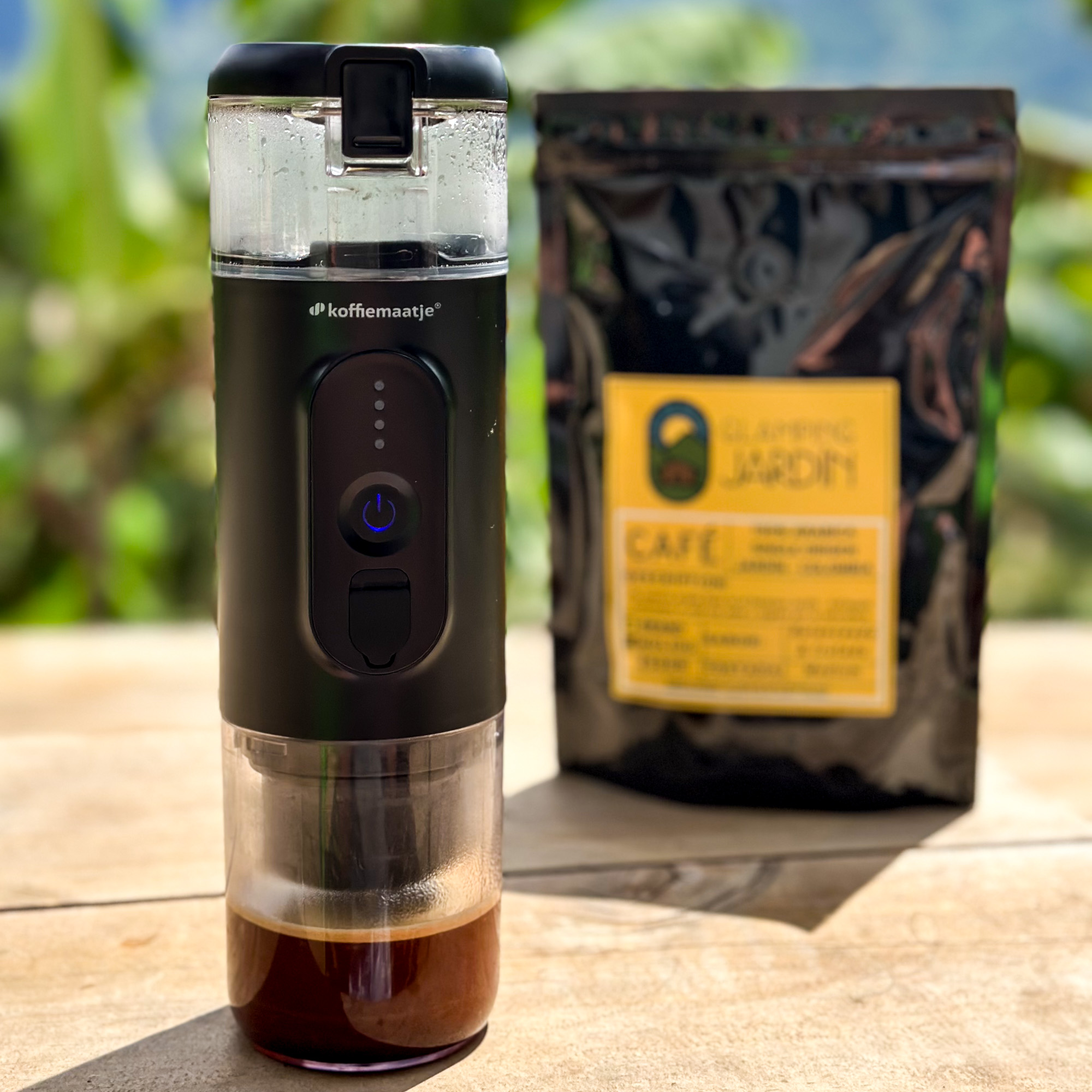 Koffiemaatje mini espressomachine