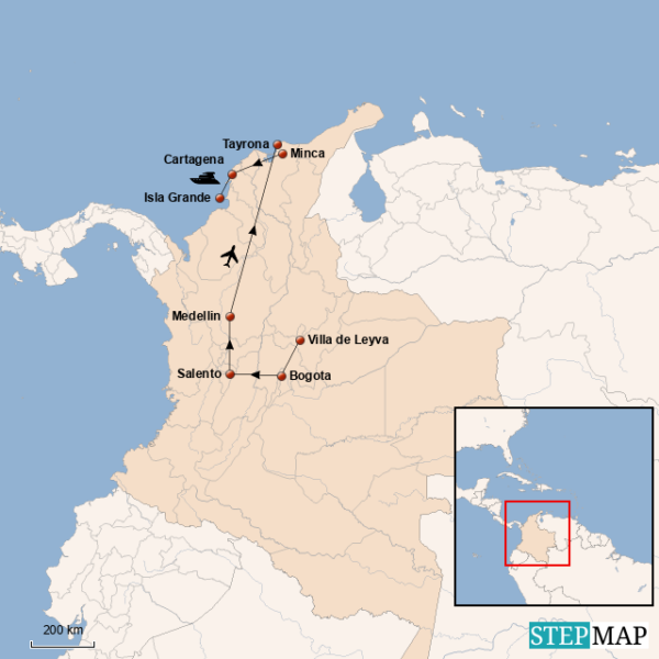 colombia 3 weken riksja