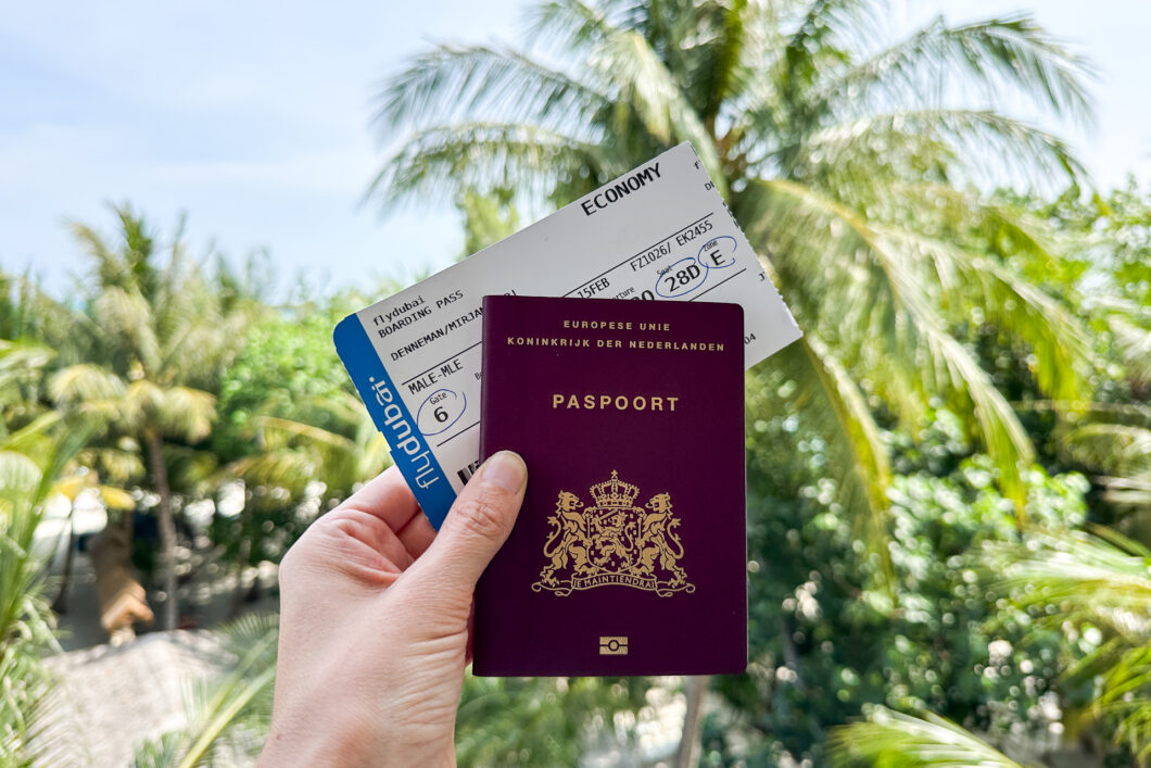 paspoort vliegticket