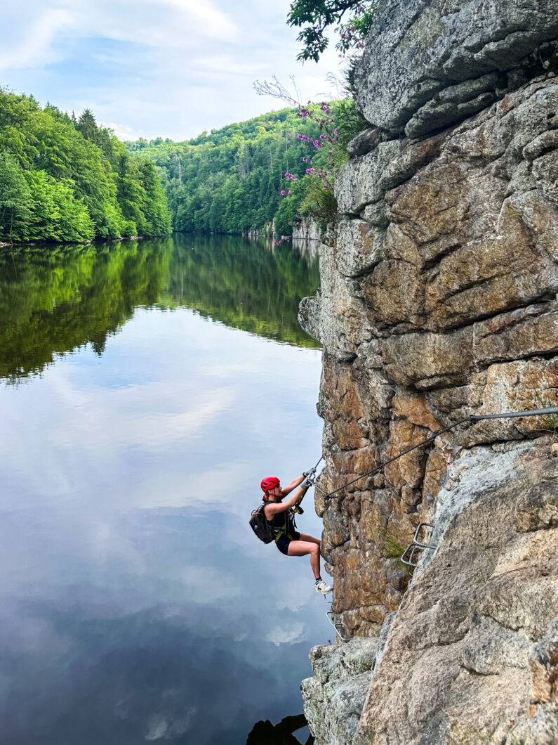 Via ferrata Hluboká nad Vltavou, karen