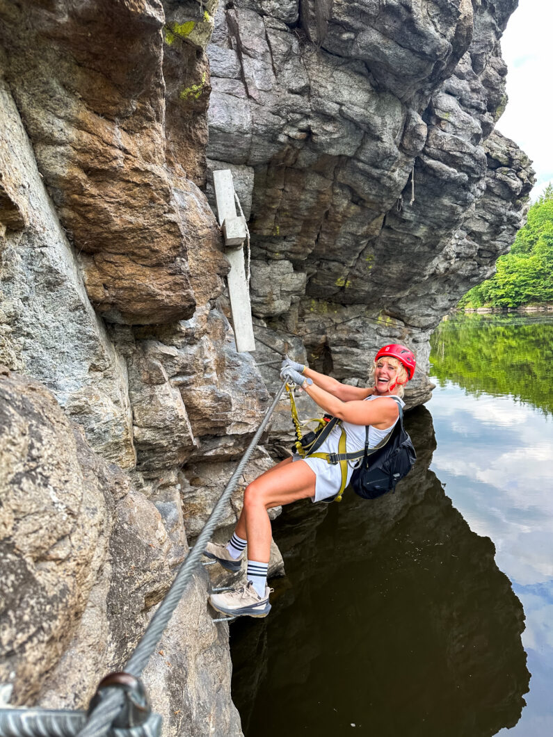 Via ferrata Hluboká nad Vltavou klimmen