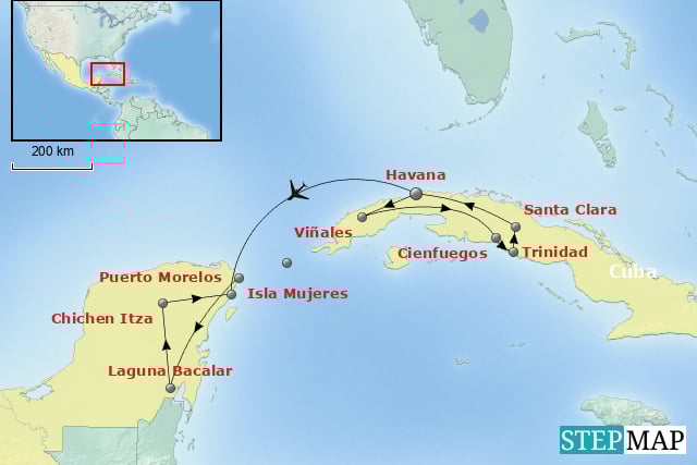 rondreis cuba mexico riksja travel