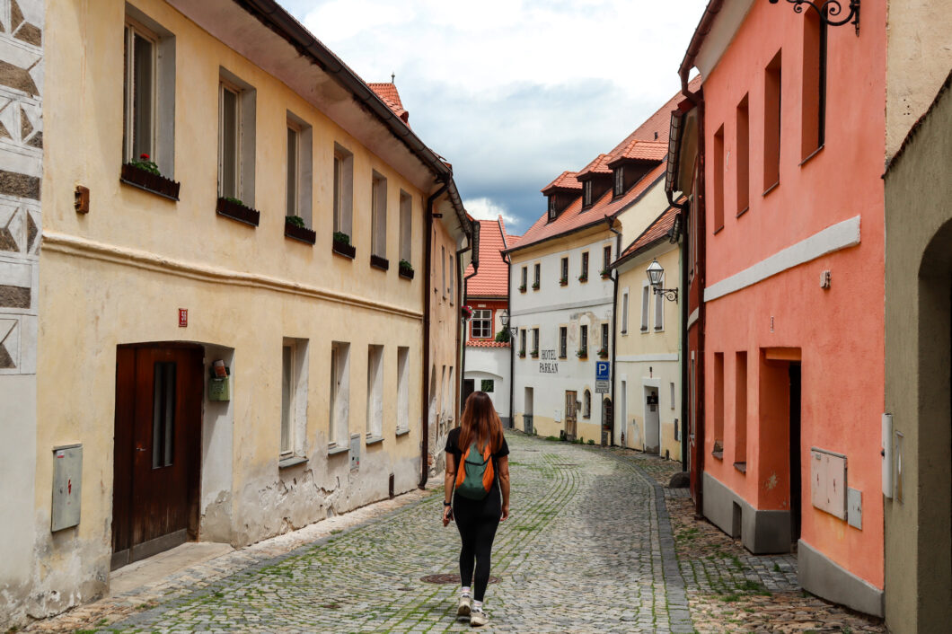 straatjes prachatice, zuid-bohemen