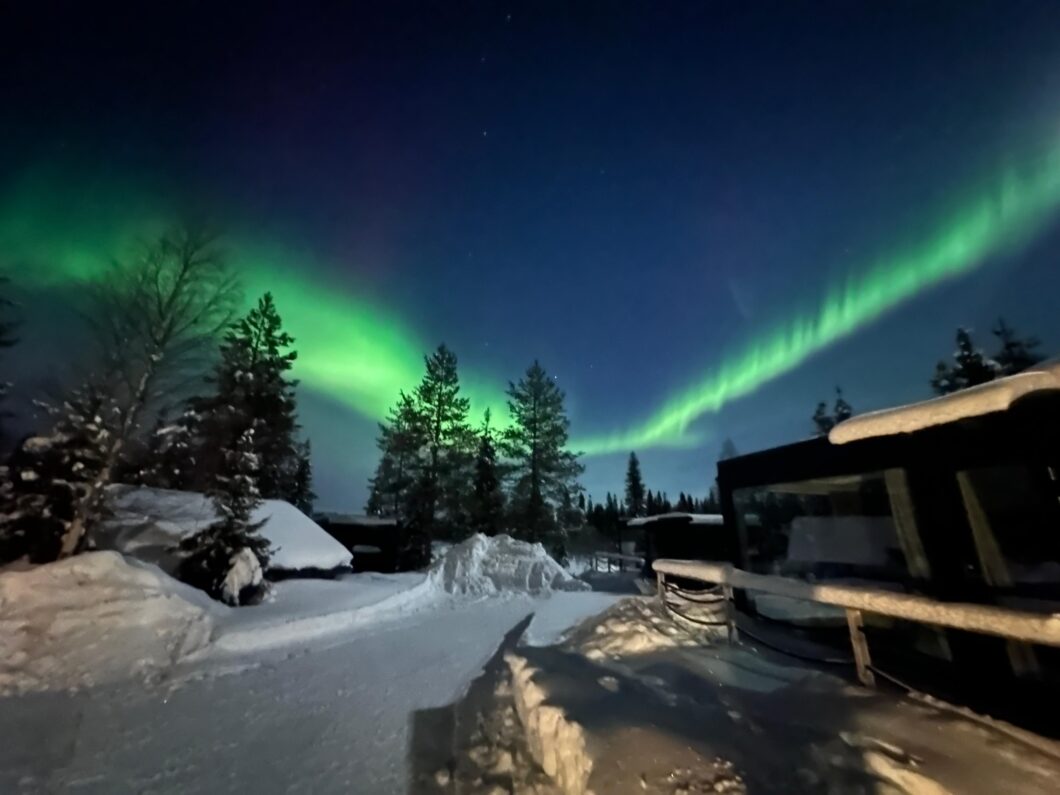 noorderlicht Ruka, fins lapland