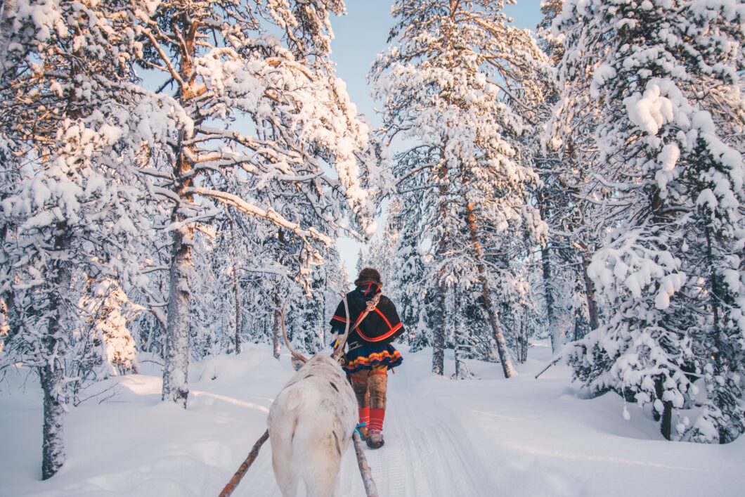 sami in Abisko, zweeds lapland