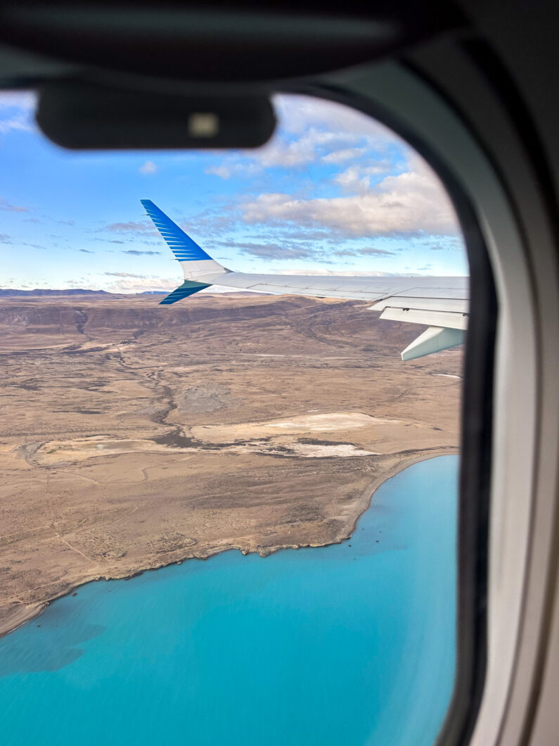 welke vliegtuigstoel vlucht patagonie