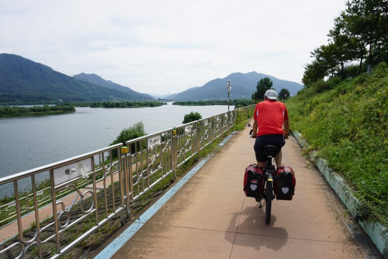 Awol fietsreis zuid-korea