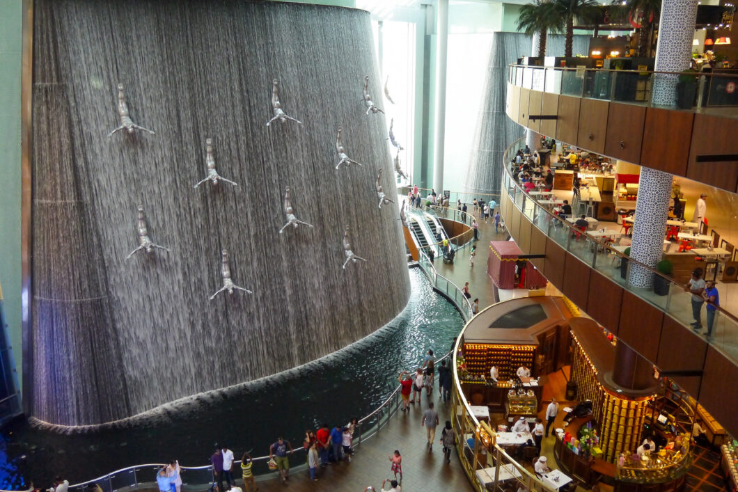 Dubai mall waterval