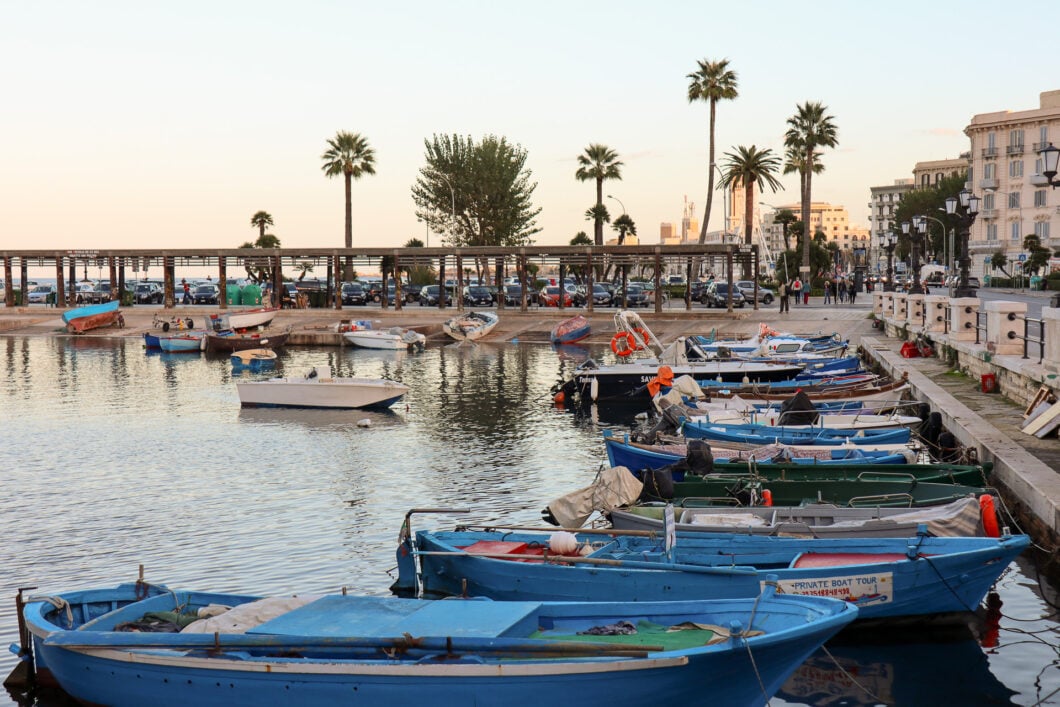 Oude haven Bari Italie