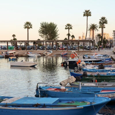 Oude haven Bari Italie