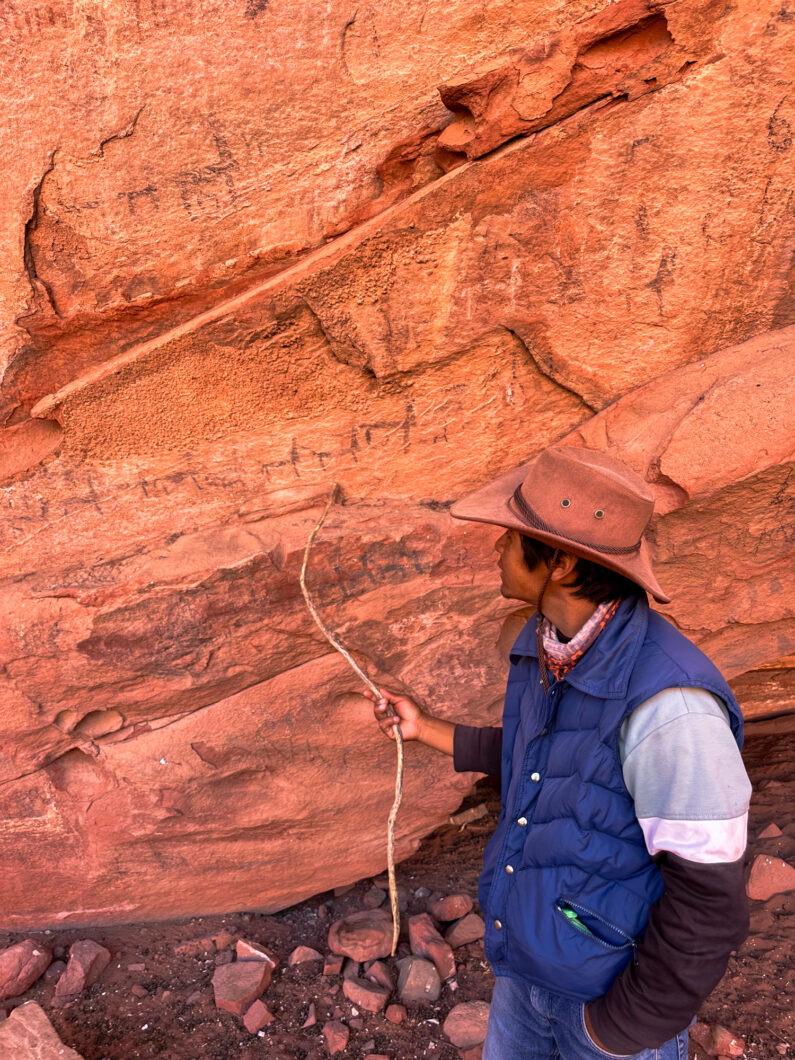 Inca cueva, pre-inca tekeningen