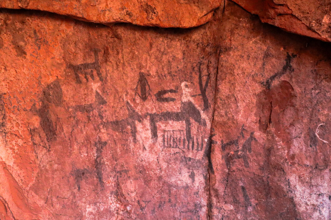 Inca cueva rotstekeningen