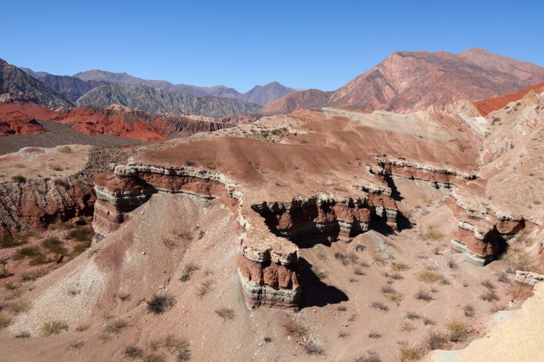 Quebrada de las Conchas, el stratos