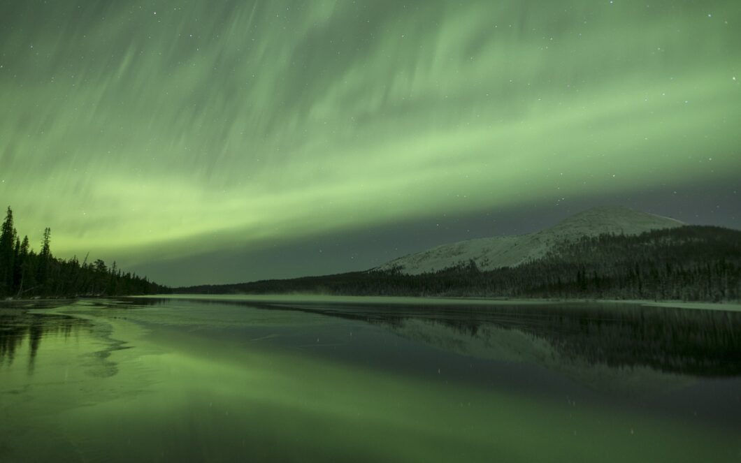 Yllas Noorderlicht lake Kesankijarvi
